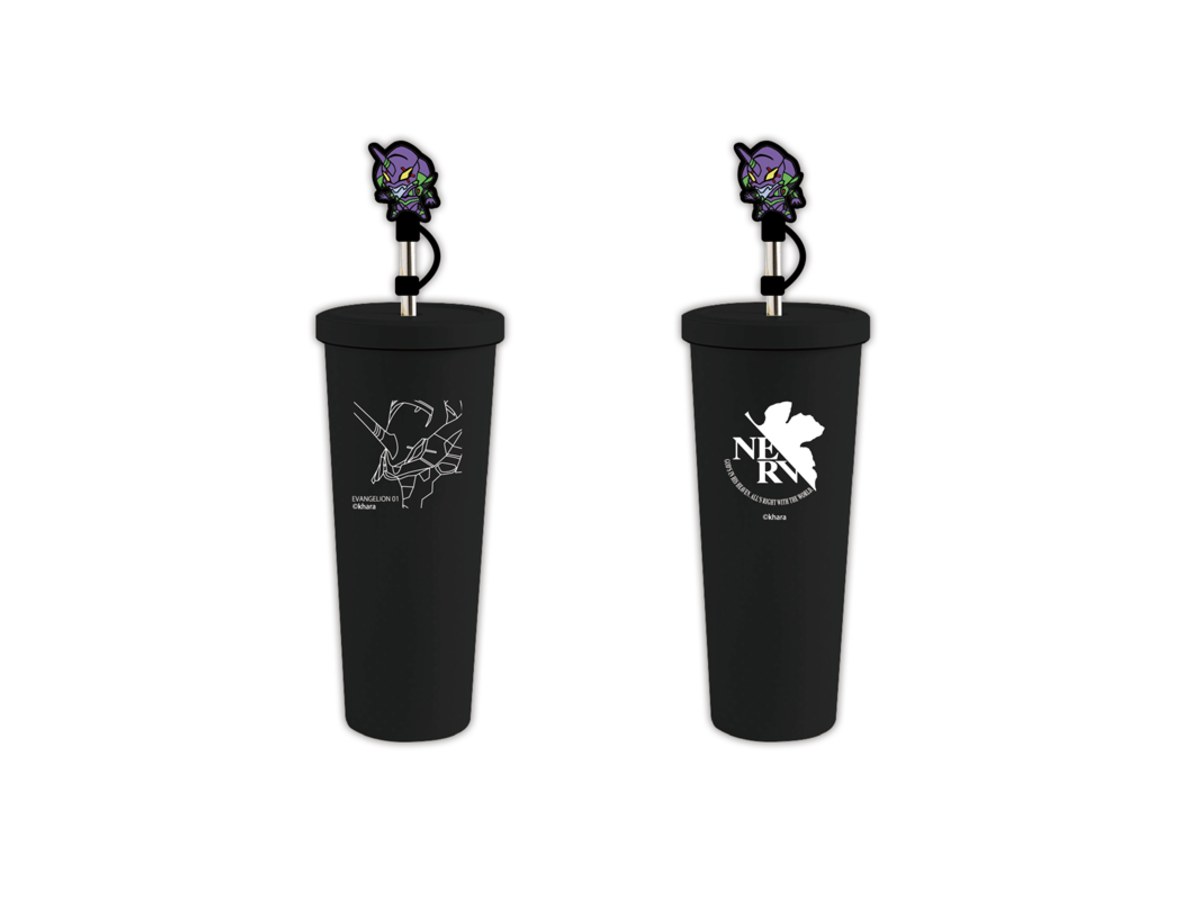 新世紀福音戰士 EVA-不鏽鋼隨行杯750ml+吸管套
