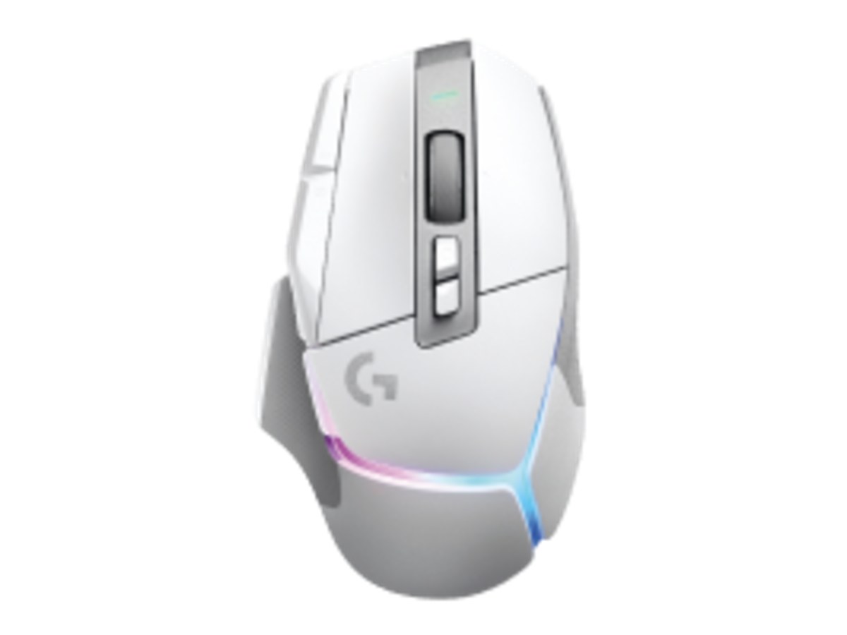 羅技 G G502 X PLUS 炫光高效能無線電競滑鼠-皓月白