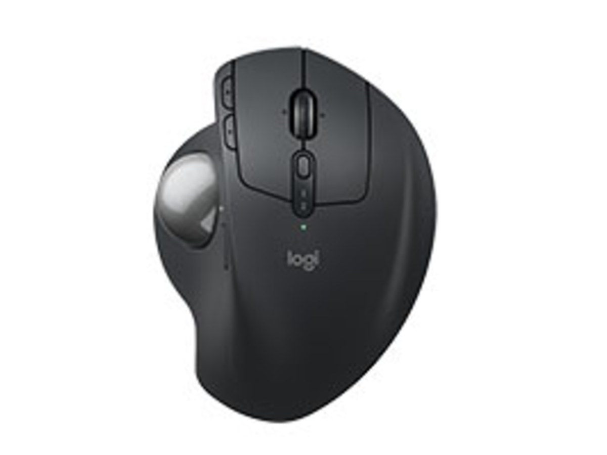 羅技 MX Ergo S 軌跡球滑鼠 - 石墨黑