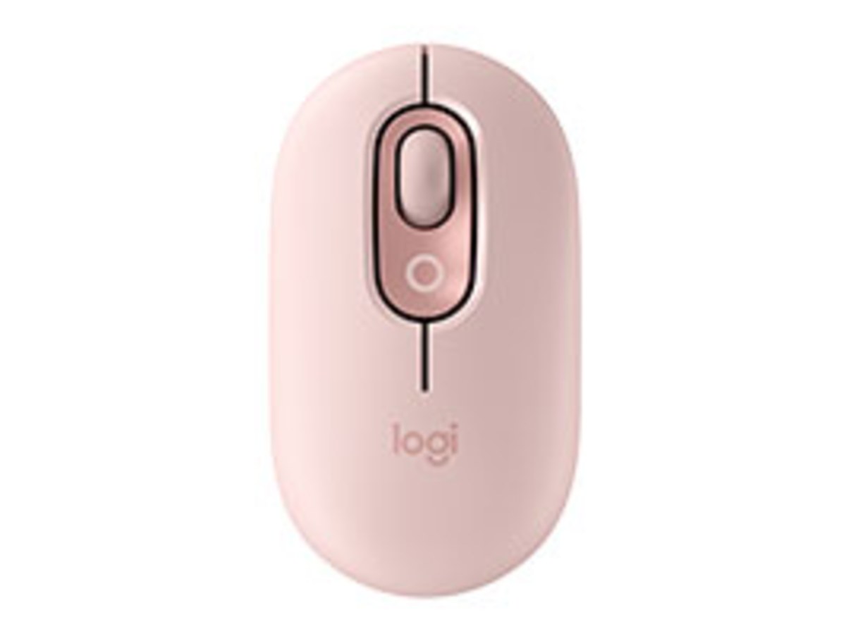 羅技 POP MOUSE 無線藍牙滑鼠 - 玫瑰粉