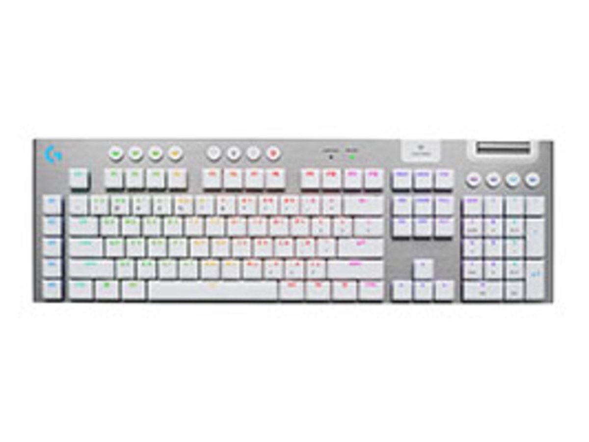 羅技G G915 X 無線 RGB 機械式遊戲鍵盤 觸感軸 - 白