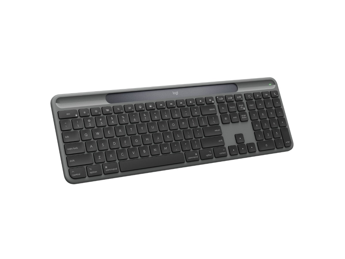 羅技 Slim Solar+ K980 光能無線鍵盤 - 石墨灰