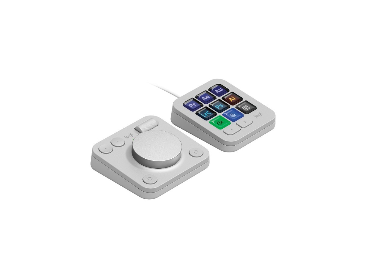 羅技 MX Creative Console 創作者主控台 - 珍珠白