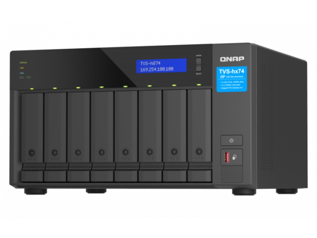 QNAP 威聯通TVS-h874-i7-32G 8Bay 2.5GbE NAS