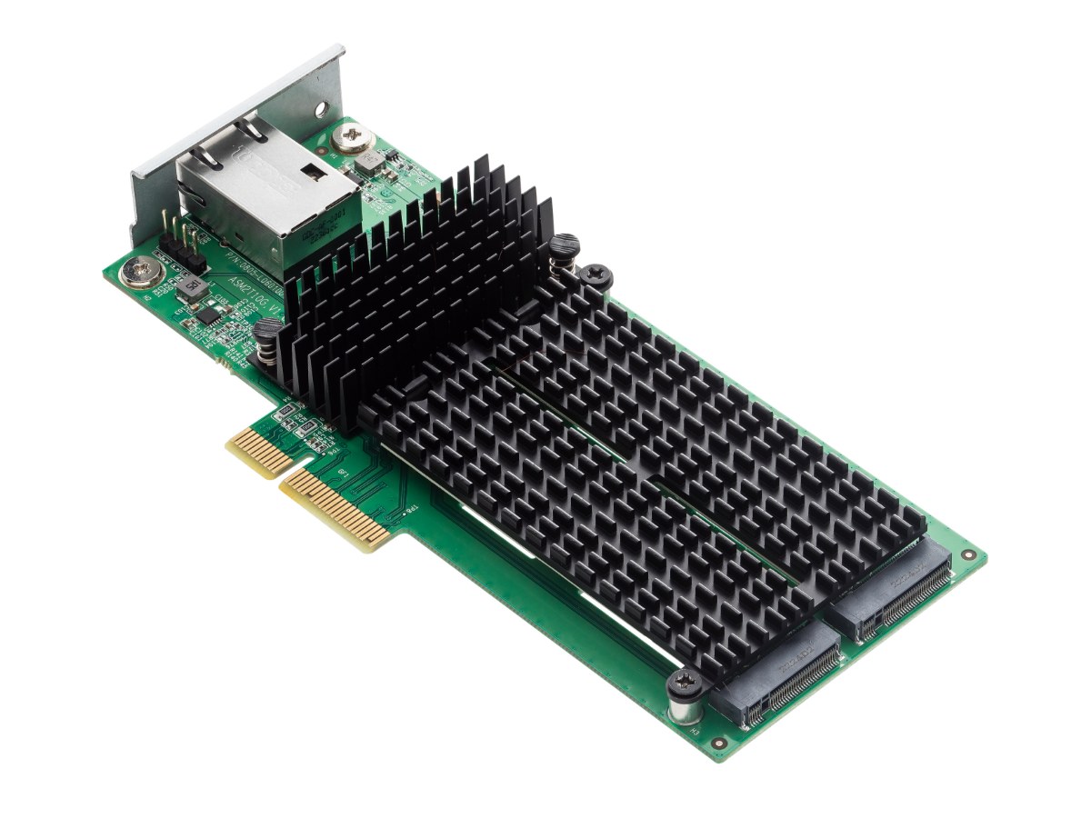 ASUSTOR-AS-T10G3- 10G 網卡+M.2*2 插槽
