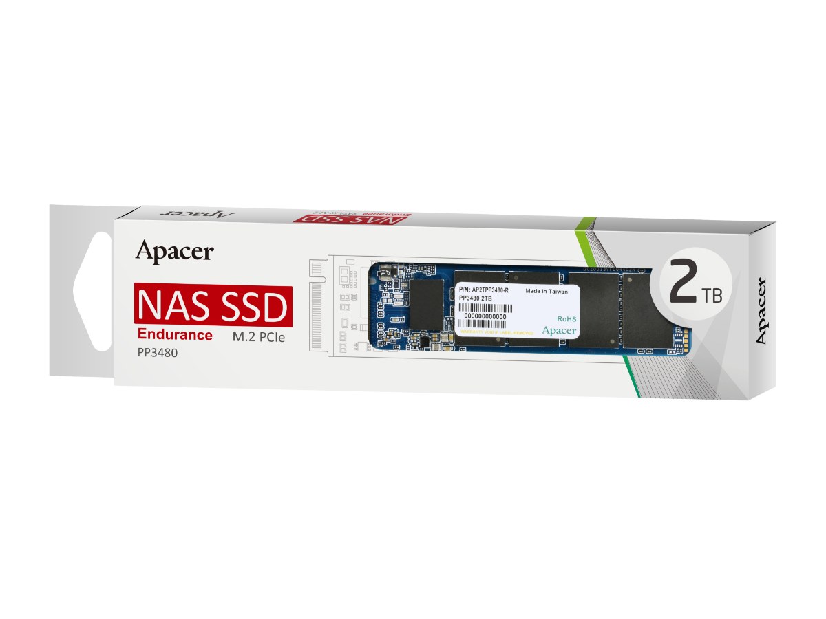 Apacer PP3480 M.2 PCIe 固態硬碟-2TB (5年有限保固)