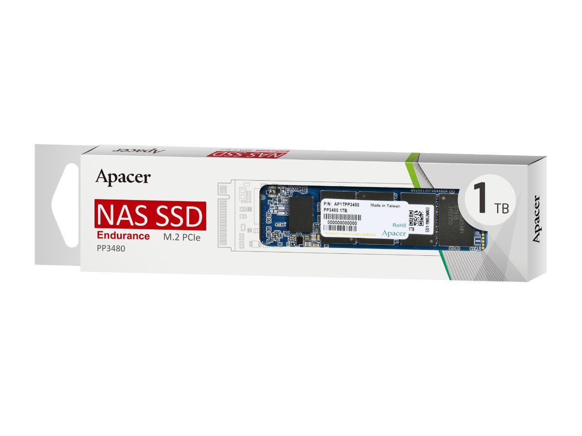Apacer PP3480 M.2 PCIe 固態硬碟-512GB (5年有限保固)