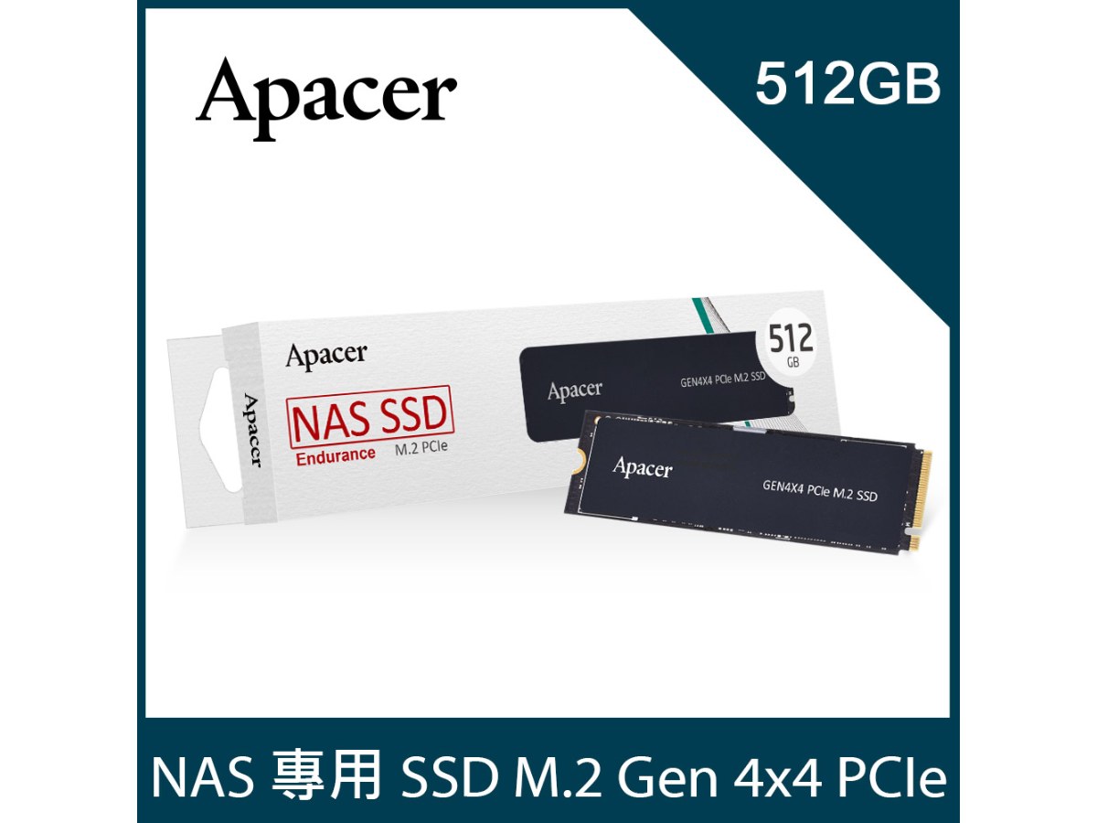 Apacer PB4480 M.2 PCIe 固態硬碟-512GB (5年有限保固)