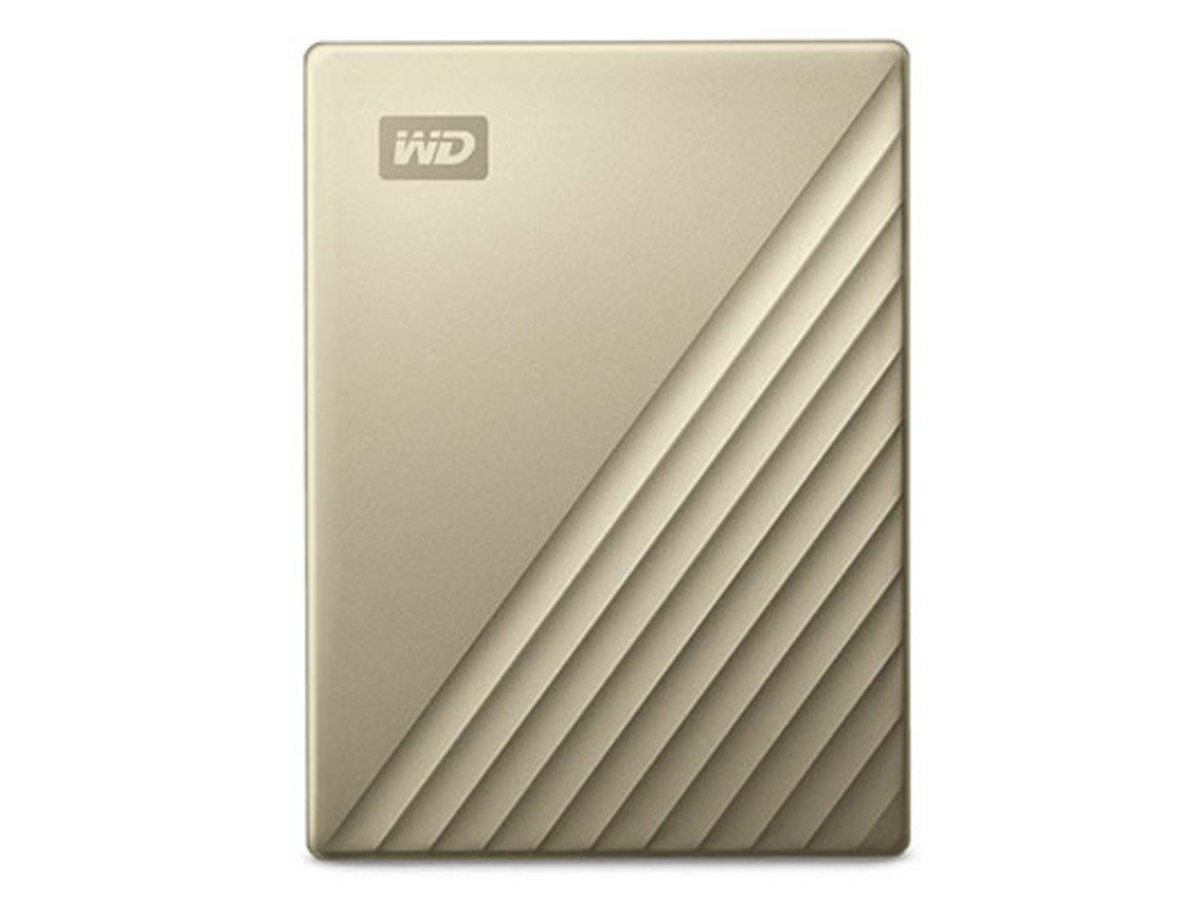 WD My Passport Ultra 2TB(閃耀金) 2.5吋USB-C行動硬碟