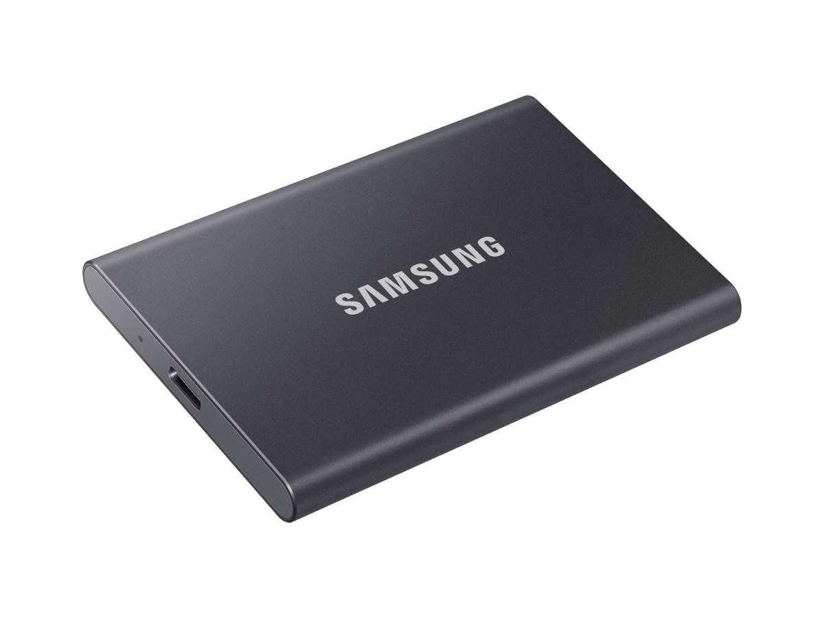 Samsung Portable SSD T7 1TB(灰)/(MU-PC1T0T/WW)/迷你移動固態硬碟