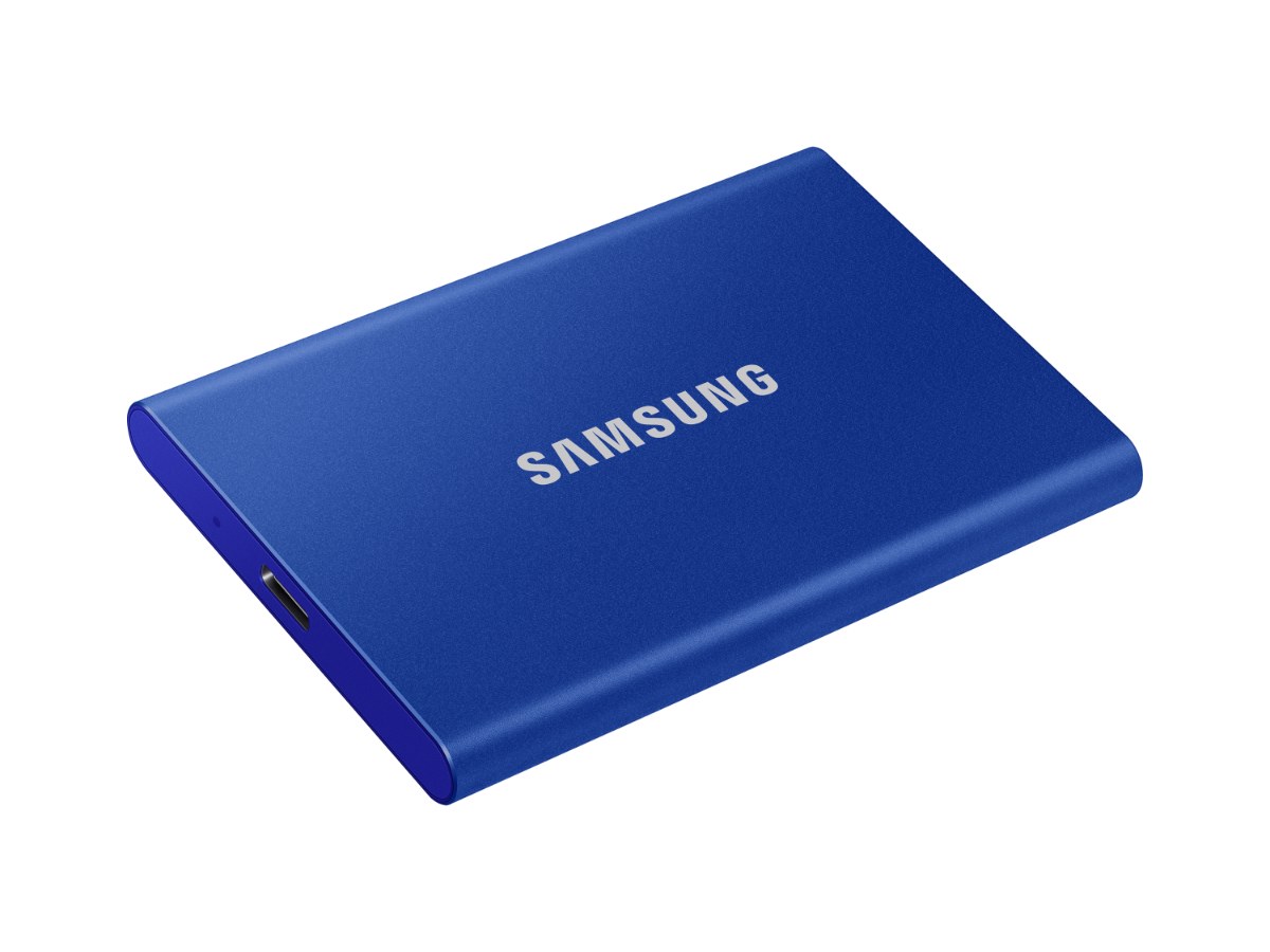 Samsung Portable SSD T7 2TB(藍)/(MU-PC2T0H/WW)/迷你移動固態硬碟