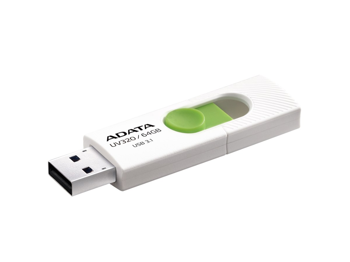 ADATA 威剛UV320-32GB隨身碟(白綠)
