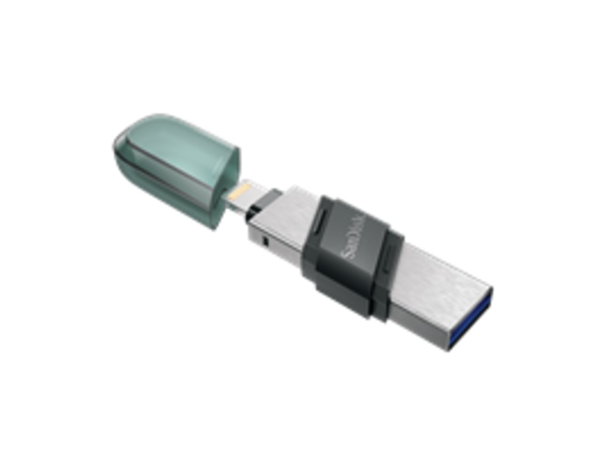 SANDISK iXpand Flash Drive Flip/雙用隨身碟/256GB/雙介面/OTG/for iPhone and iPad/