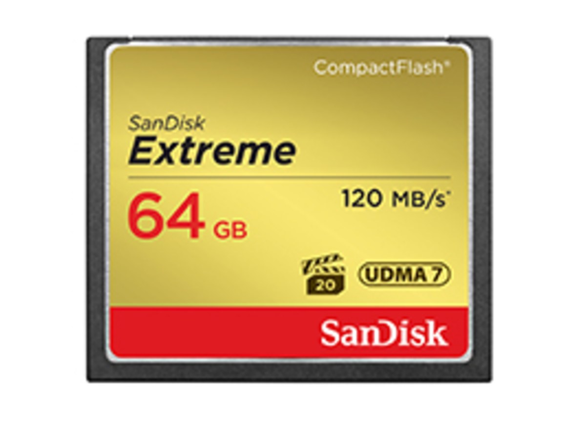 SANDISK Extreme CF 64GB/讀寫120MB/85MB/s