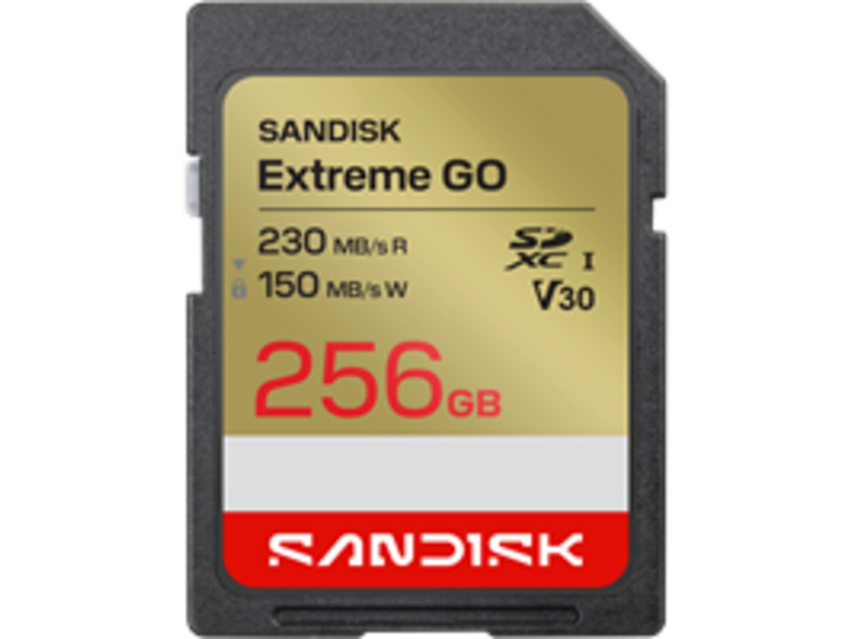 SANDISK Extreme SDXC UHS-I 256GB 230MB/s(R) / 150MB/s(W)