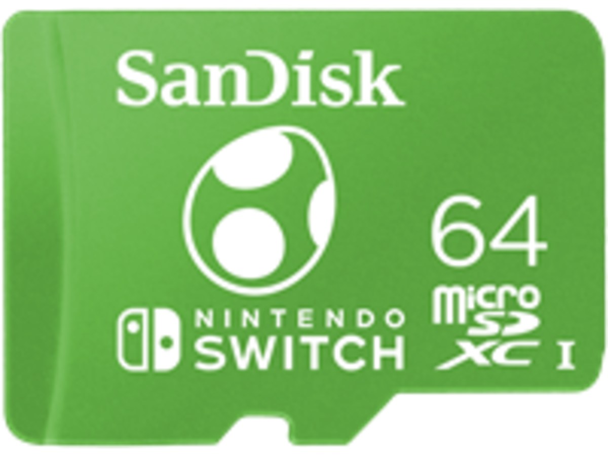 SANDISK and Nintendo Cobranded Micro SDXC 64GB, U3, C10, UHS-1, 100MB/s R, 90MB/