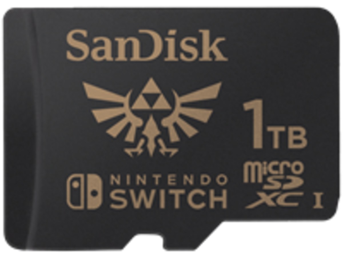 SANDISK and Nintendo Cobranded Micro SDXC 1TB, U3, C10, UHS-1, 100MB/s R, 90MB/s