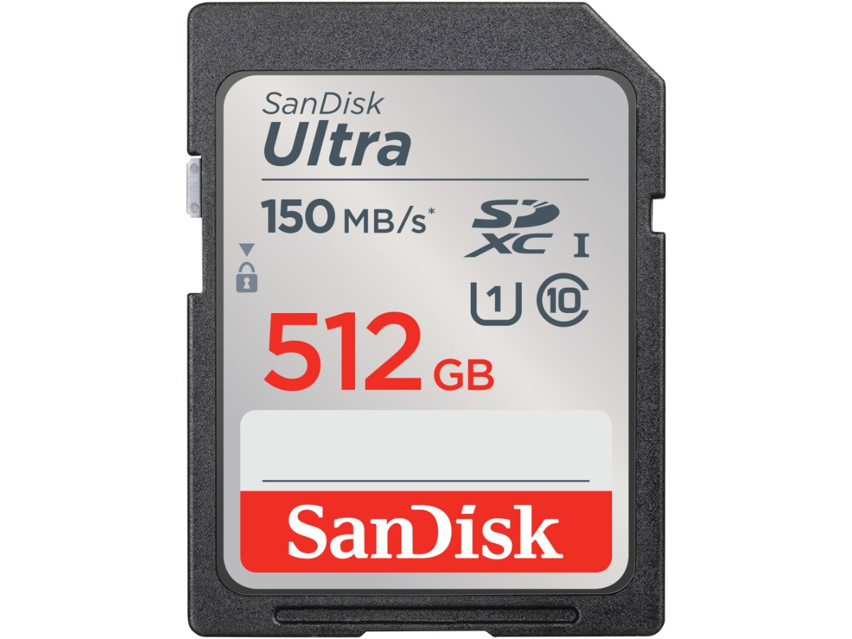 SanDisk Ultra SDXC 512GB, C10, UHS-I, 150MB/s R 記憶卡