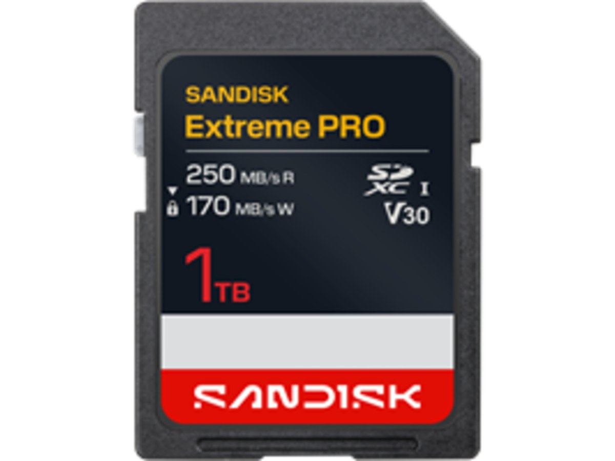SANDISK Extreme Pro SDXC UHS-I 1TB 250MB/s(R) / 170MB/s(W)