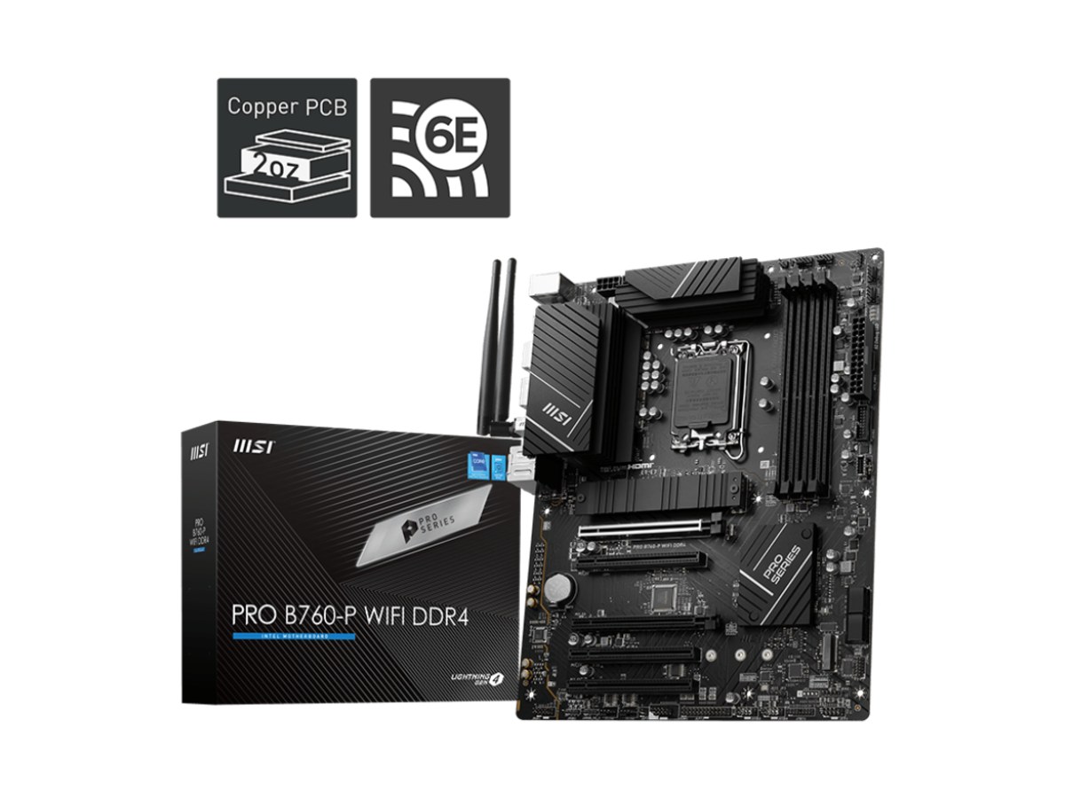 微星 PRO B760-P WIFI DDR4