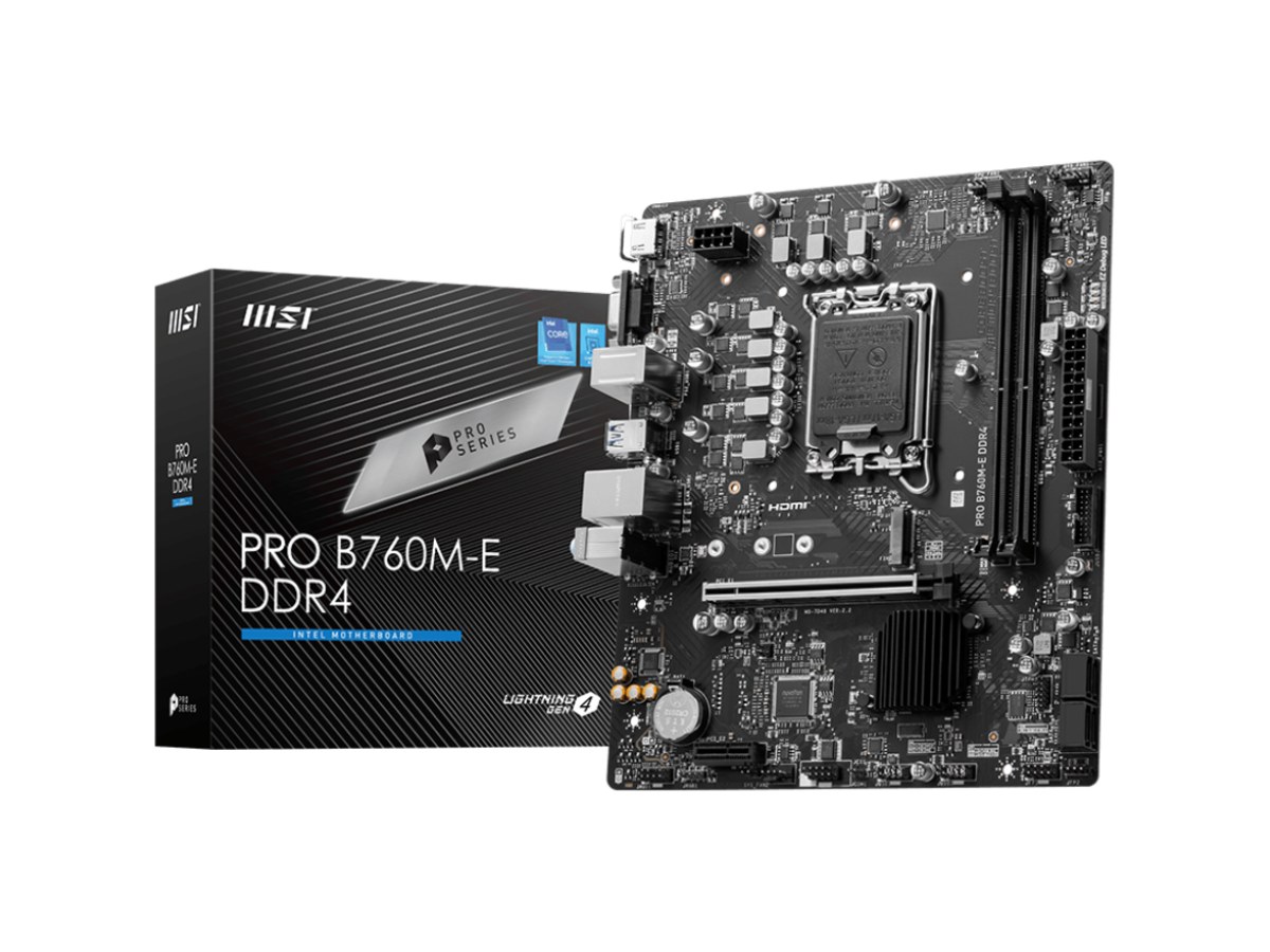 微星 PRO B760M-E DDR4