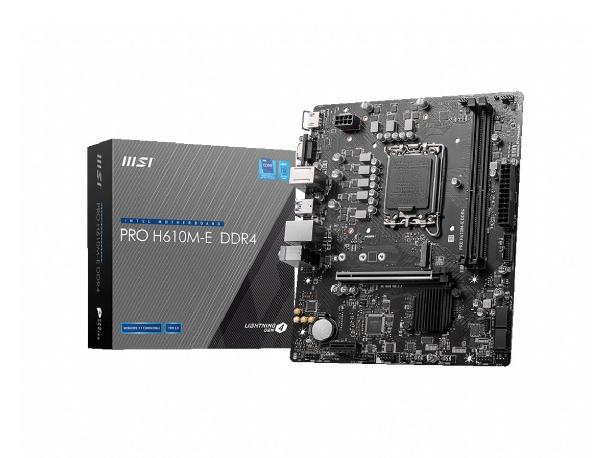 微星PRO H610M-E DDR4