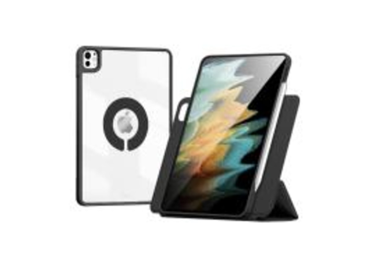 【Apone】兩用磁吸分離式保護殼套 iPad Pro 5 (M4) 11吋 - 黑色