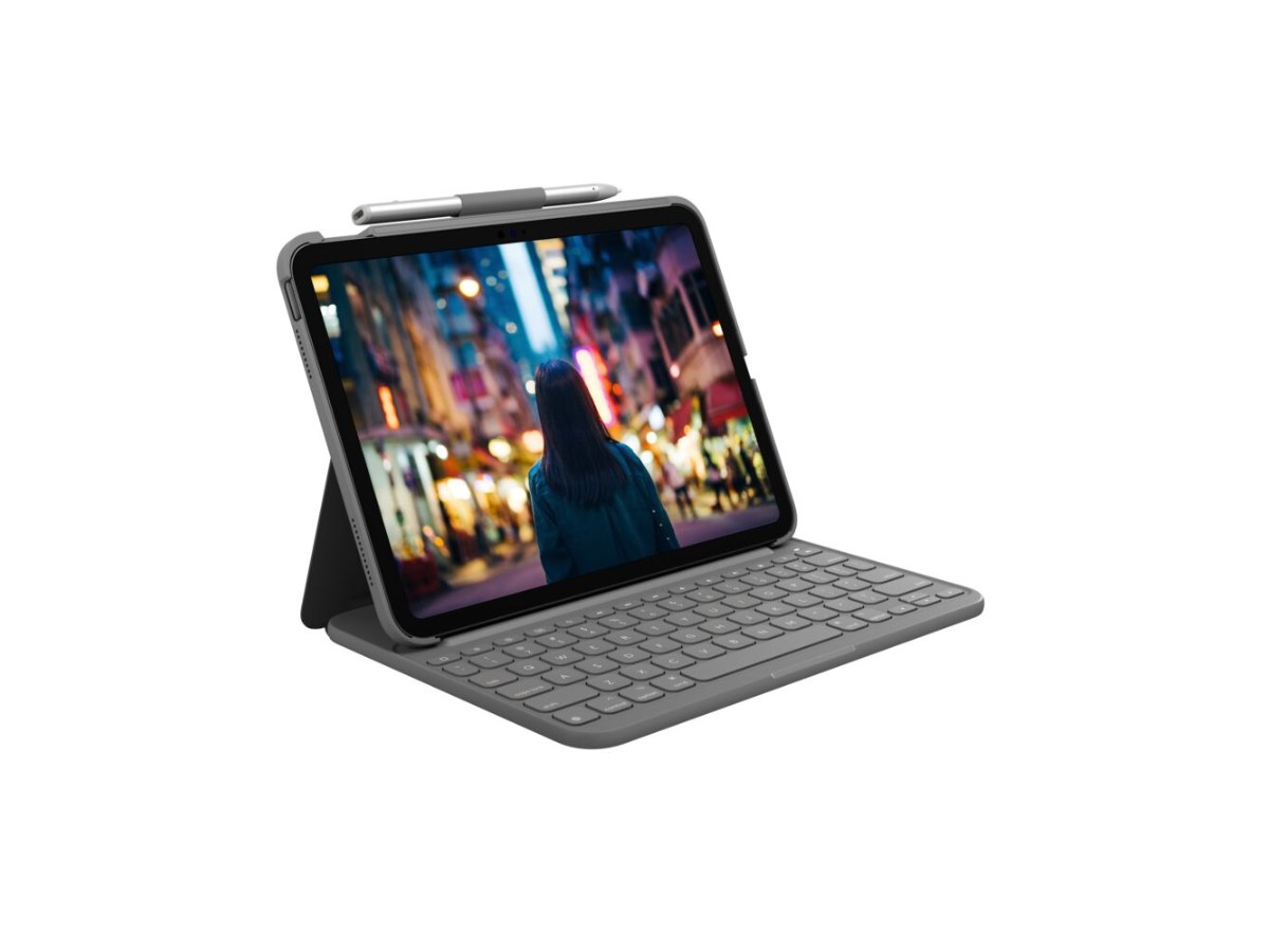 920-011419 羅技 Slim Folio 輕薄鍵盤保護套 - iPad 10代、A16適用