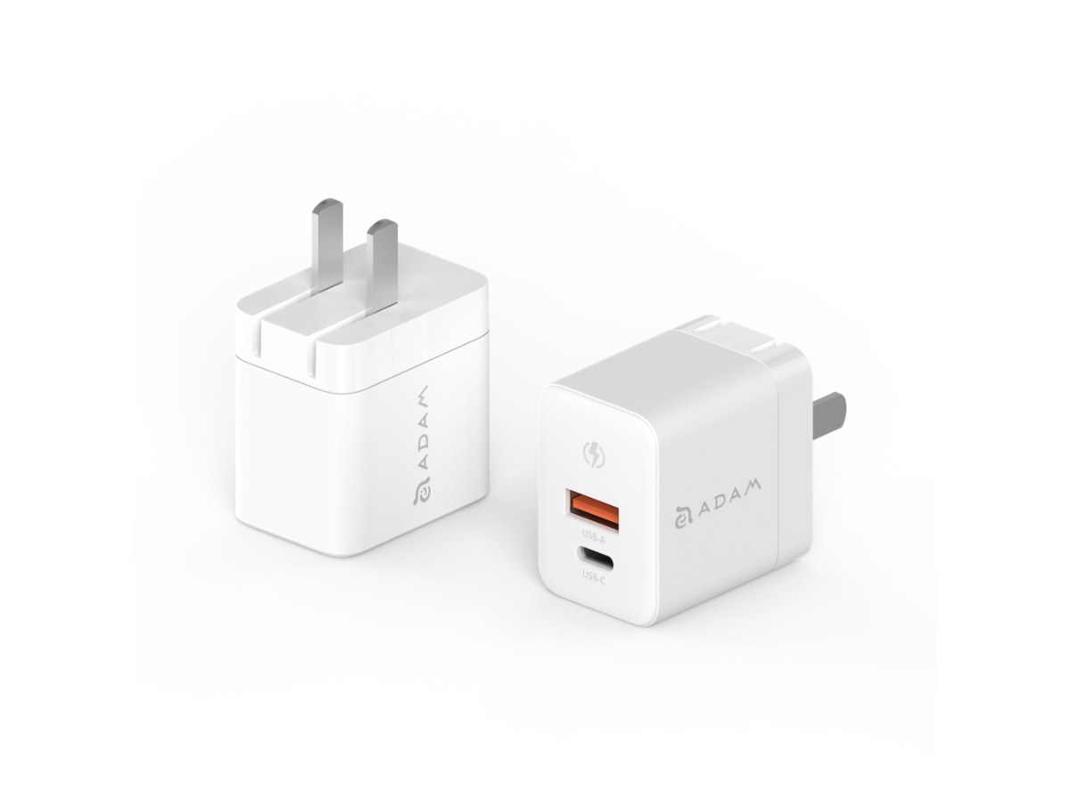 亞果元素 OMNIA X35A GaN 35W雙孔迷你快速電源供應器-白