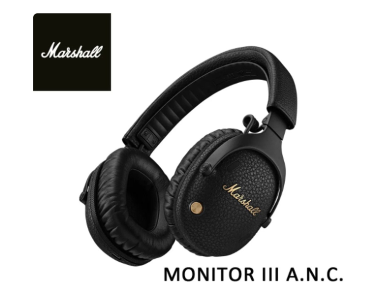 Marshall Monitor III耳罩式藍牙耳機Black經典黑
