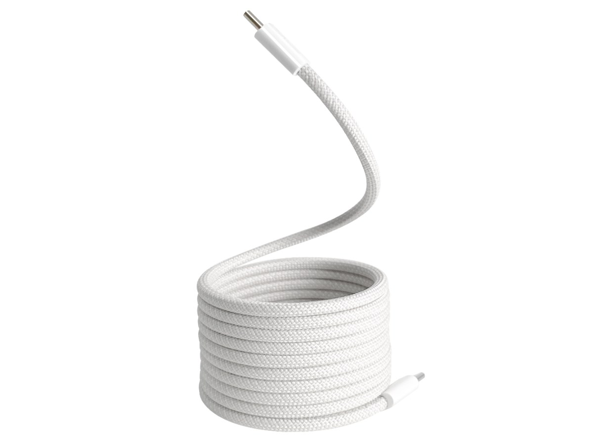 【Apone】MagMag 魔吸 USB-C to USB-C 充電傳輸線 - 2M 灰白色