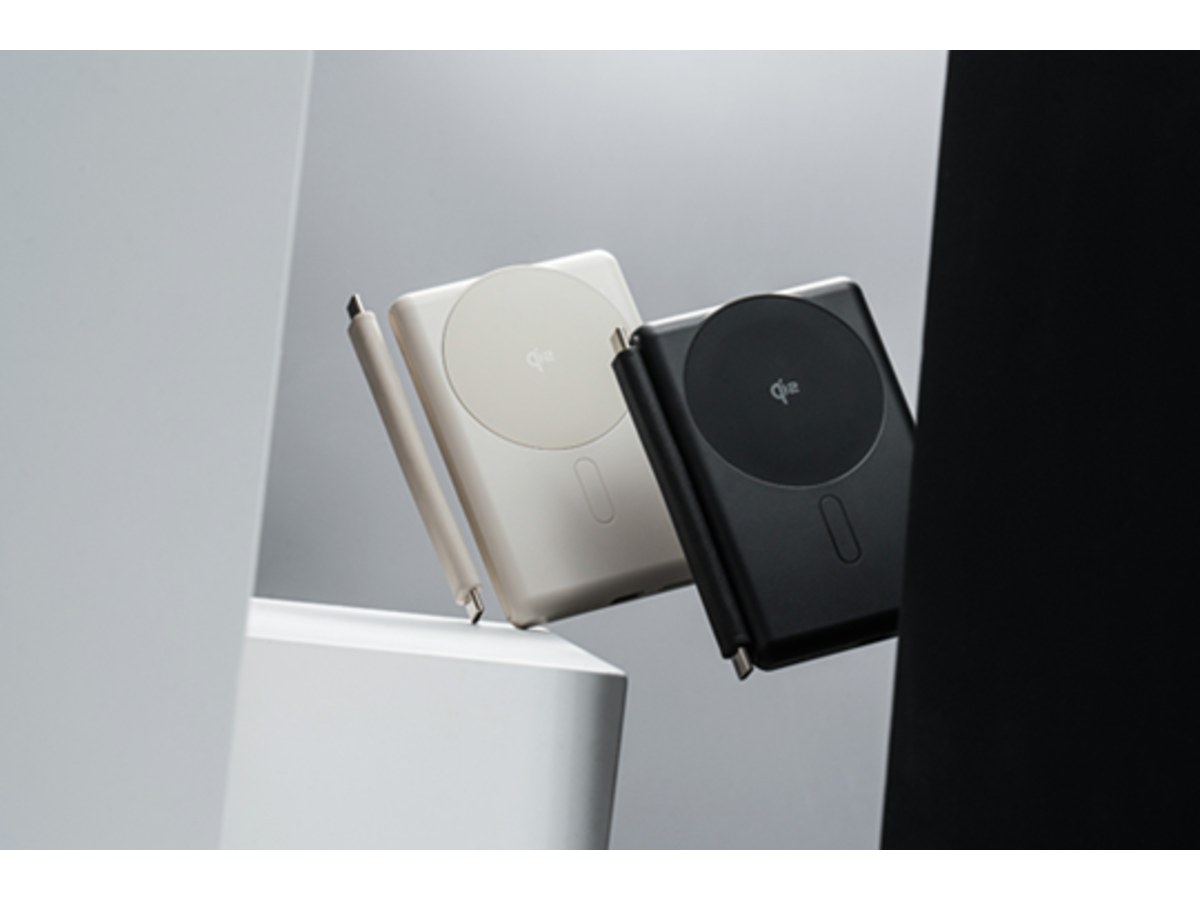 Allite WP1 5000mAh全能充輕薄磁吸 Qi2行動電源 奶茶米