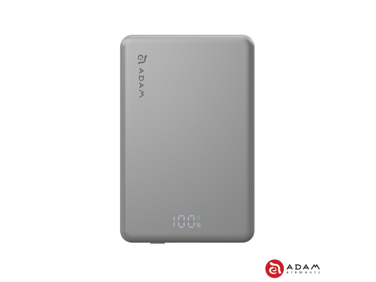 [亞果元素] VIONTA L10超薄型磁吸行動電源-銀