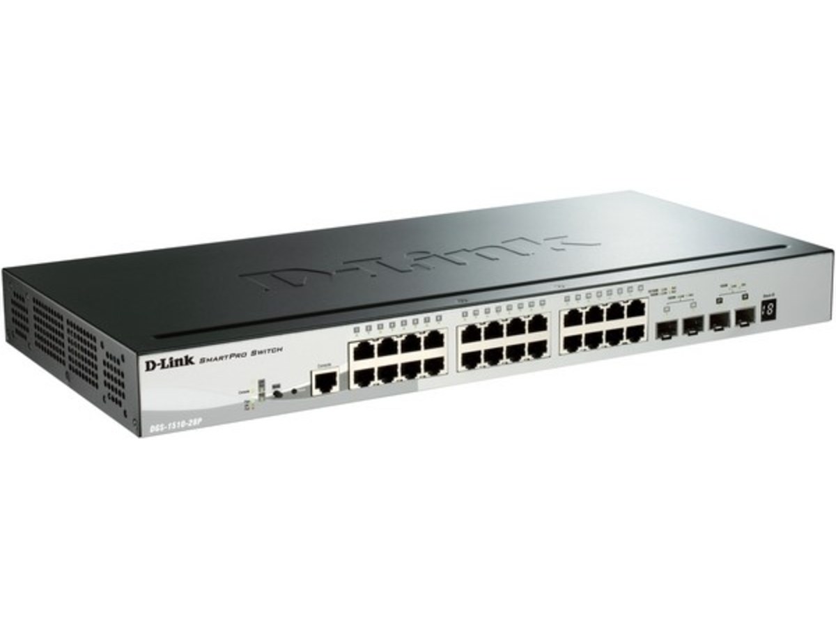 (台灣製)D-Link DGS-1510-28P 28埠 Gigabit 網路交換器