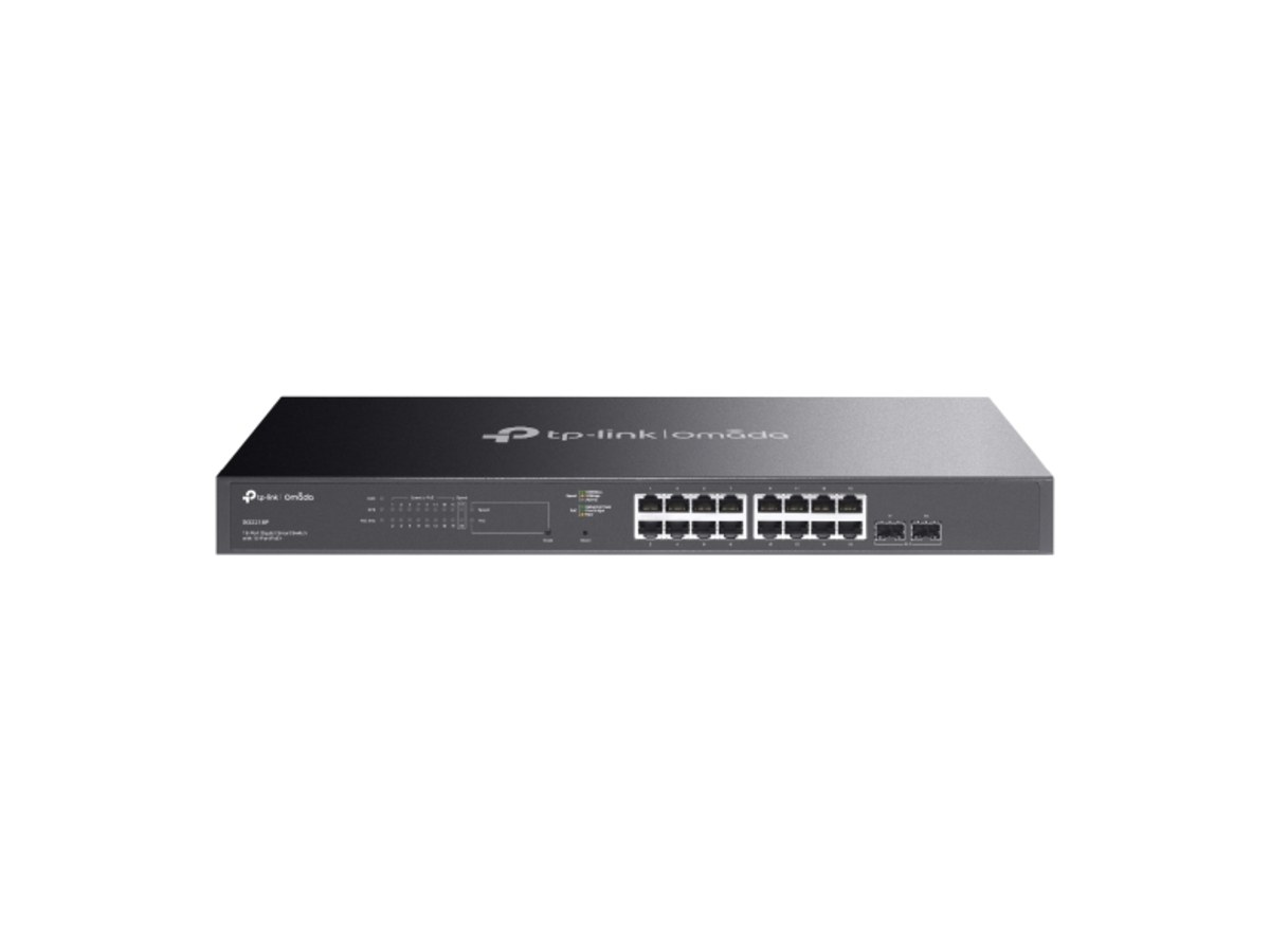 TP-LINK (商用) SG2218P Omada 18 埠 Gigabit 智慧型交換器 (含 16 埠 PoE+)