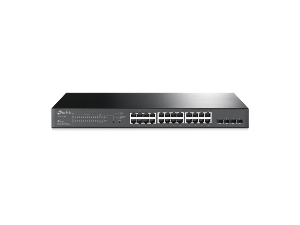 TP-LINK (商用) SG2428P Omada 28 埠 Gigabit 智慧型交換器 (含 24 埠 PoE+)