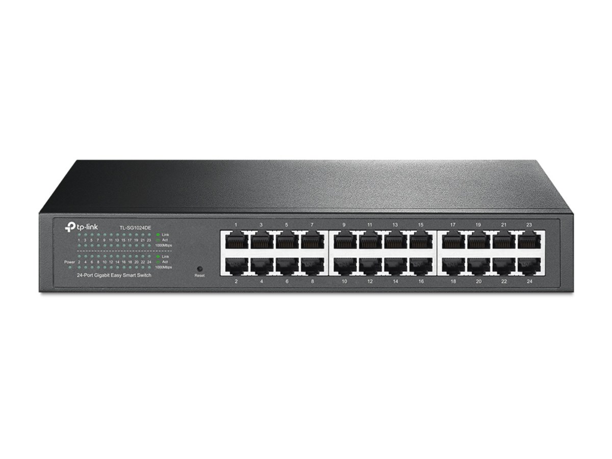 TP-LINK (商用) TL-SG1024DE 24埠Gigabit簡易智慧型交換器