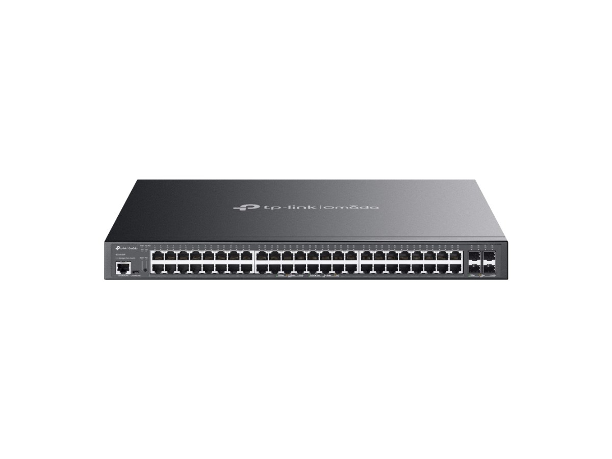TP-LINK (商用) SG3452XP Omada 48 埠 Gigabit 和 4 埠 10GE SFP+ L2+ 管理型交換機