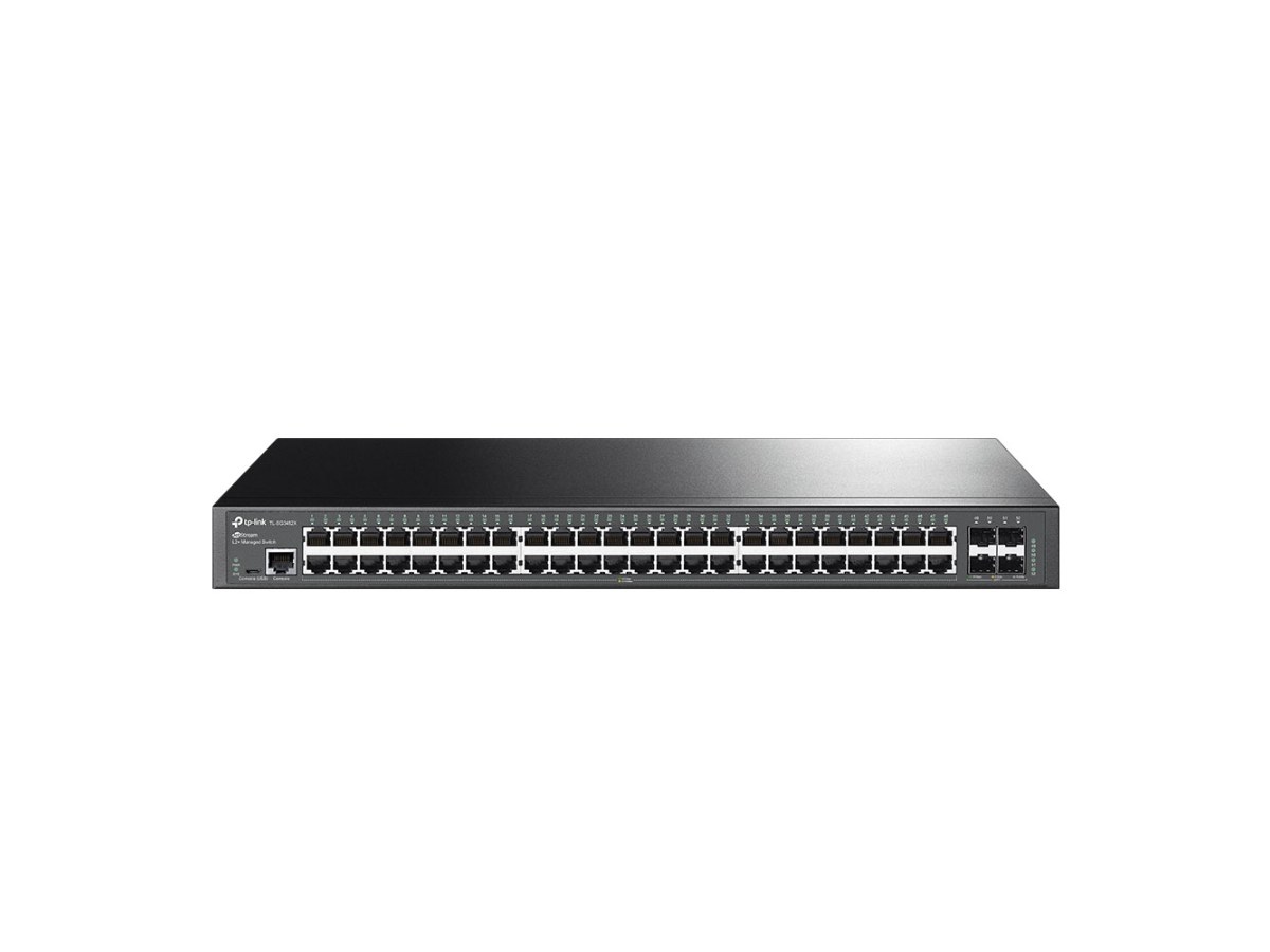 TP-LINK SG3452X JetStream 48 埠 Gigabit L2+ 管理型交換器(含 4 個 10GE SFP+ 插