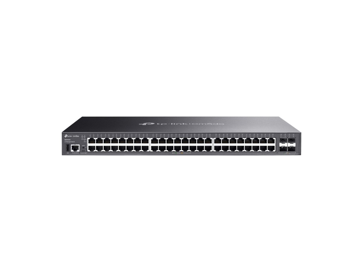 TP-LINK (商用) SG5452X Omada 48 埠 Gigabit 可堆疊 Lite L3 管理型交換器 (含 4 個