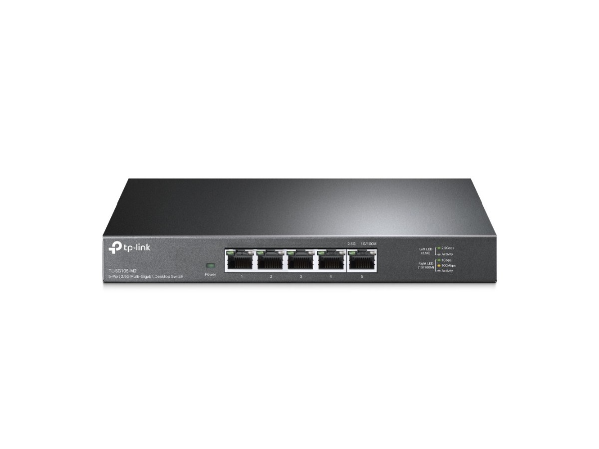 TP-LINK (家用) TL-SG105-M2 5 埠 2.5G 桌上型交換器