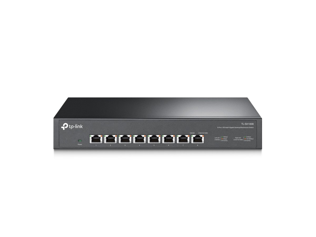 TP-LINK (商用) TL-SX1008 8 埠 10G 桌上型/機架裝載型交換器