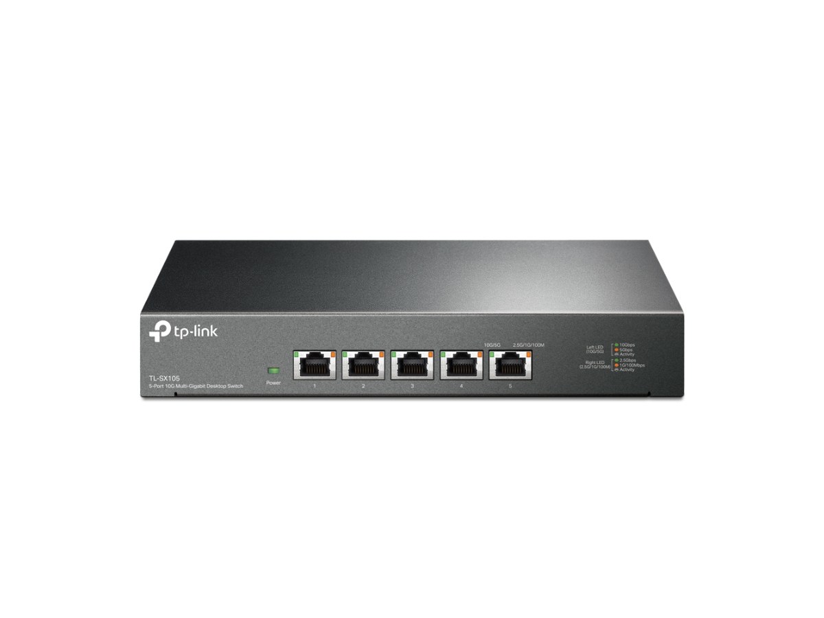 TP-LINK (家用) TL-SX105 5 埠 10G 桌上型交換器