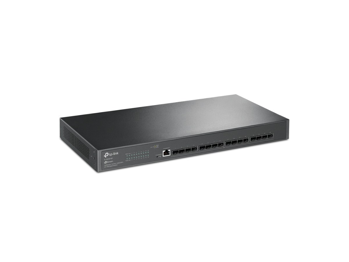 TP-LINK (商用) SX3016F JetStream 16-埠 10GE SFP+ L2+ 管理型交換器