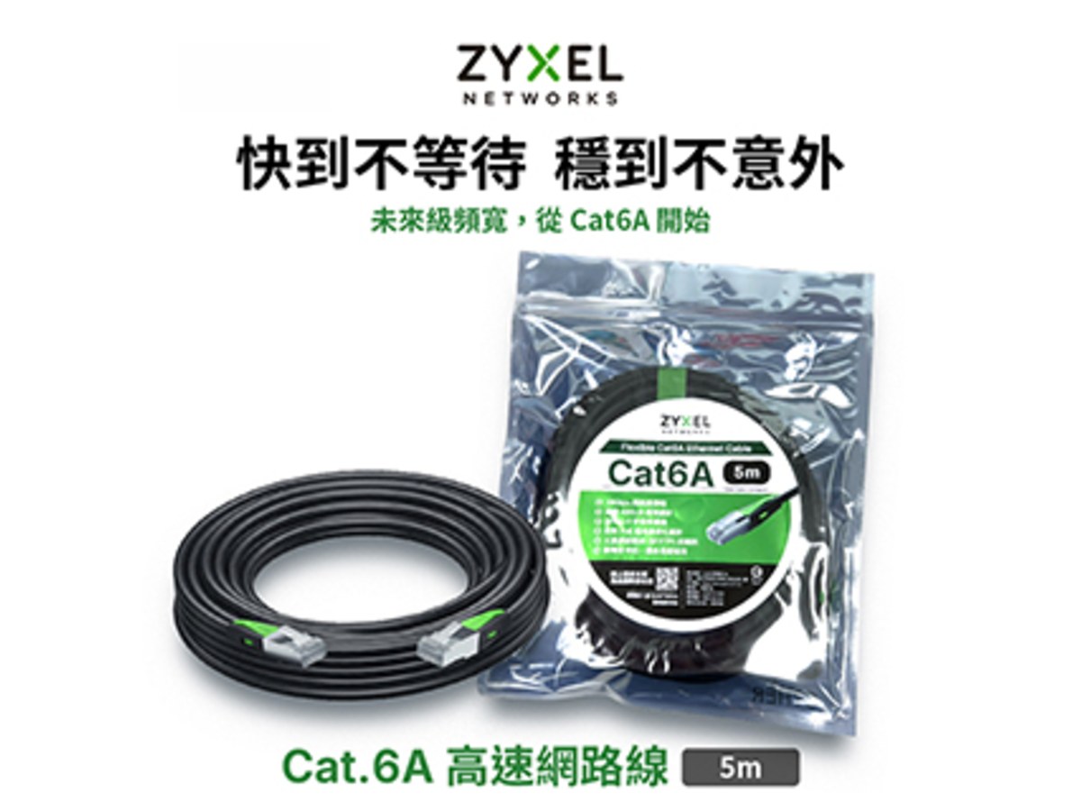 ZyXEL Cat.6A 網路線(5m) ZZ0112F