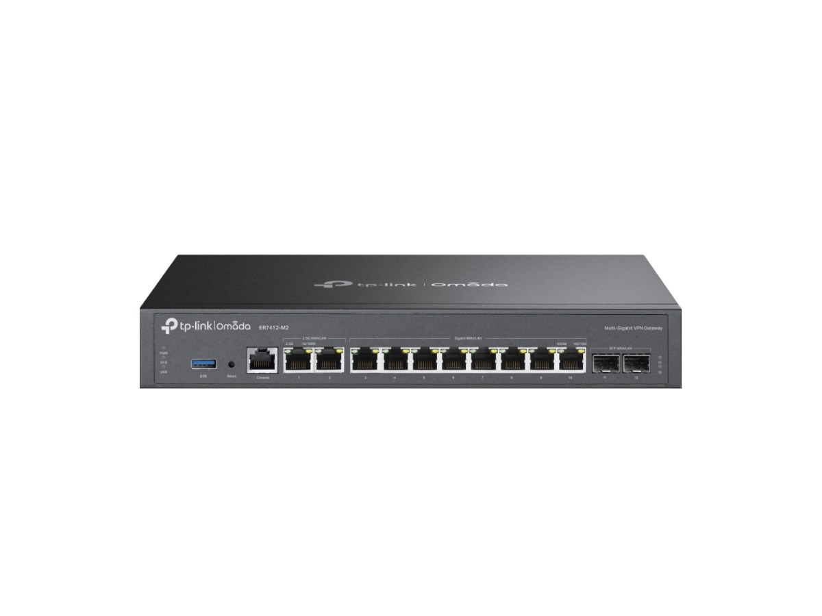 TP-LINK (商用) ER7412-M2Omada Multi-Gigabit VPN 路由器