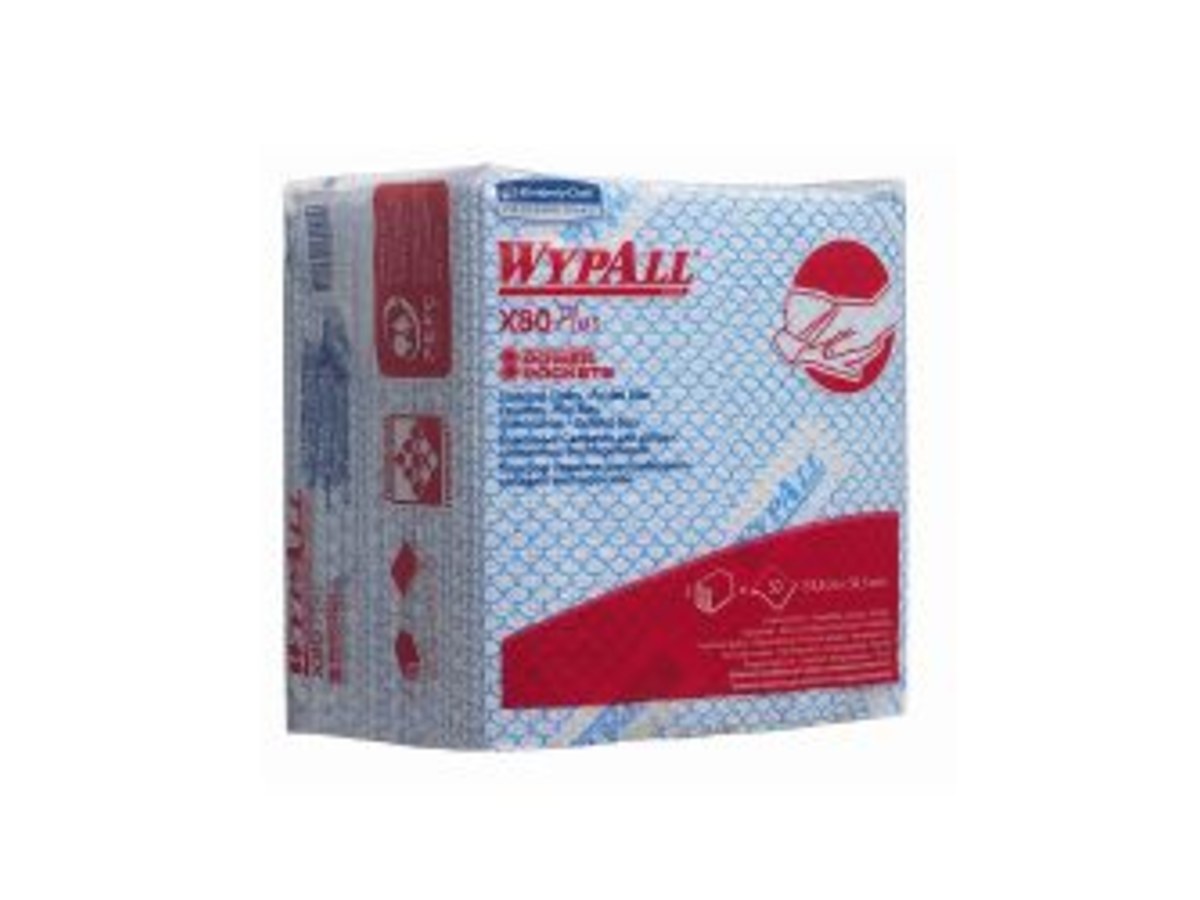 (新包裝)(全聯)WYPALL* X80 Plus摺疊式擦拭布-藍;製造日期:2023/09/06;保存期限5年