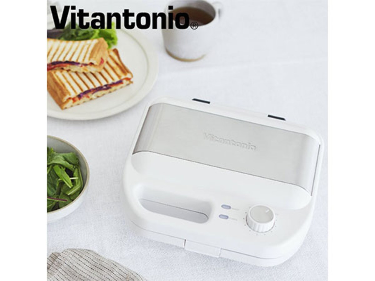 (35005696)Vitantonio多功能計時鬆餅機 500B(雪花白)