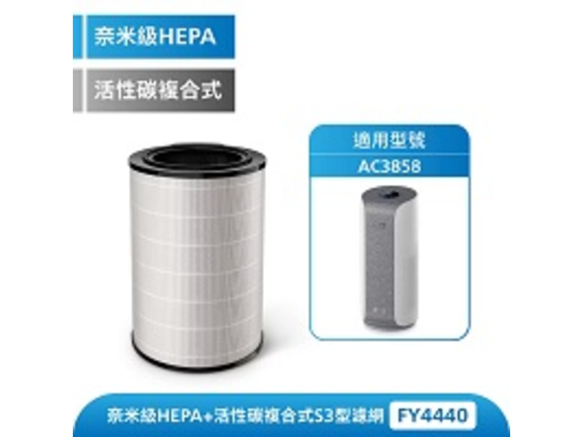 奈米級勁護HEPA&活性碳複合式濾網-FY4440/30 (AC3858適用)