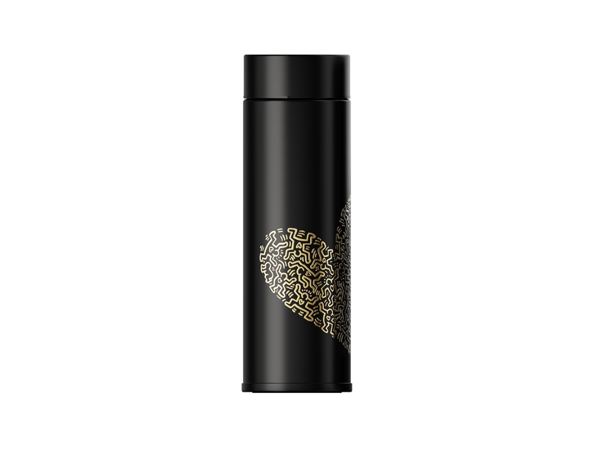 凱斯哈林聯名款假日保溫杯-300ML（黑色）